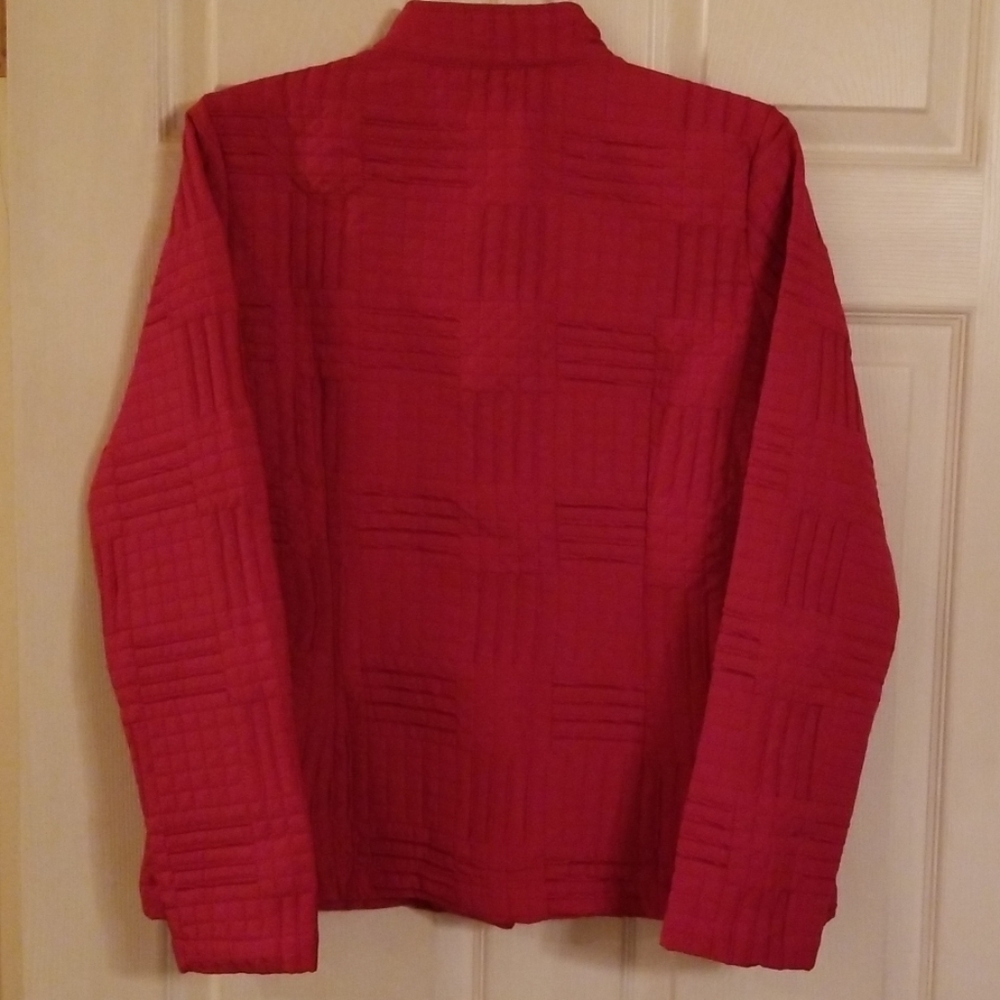 Analogy Fuschia Jacket Sz Small NWOT - Picture 2 of 3